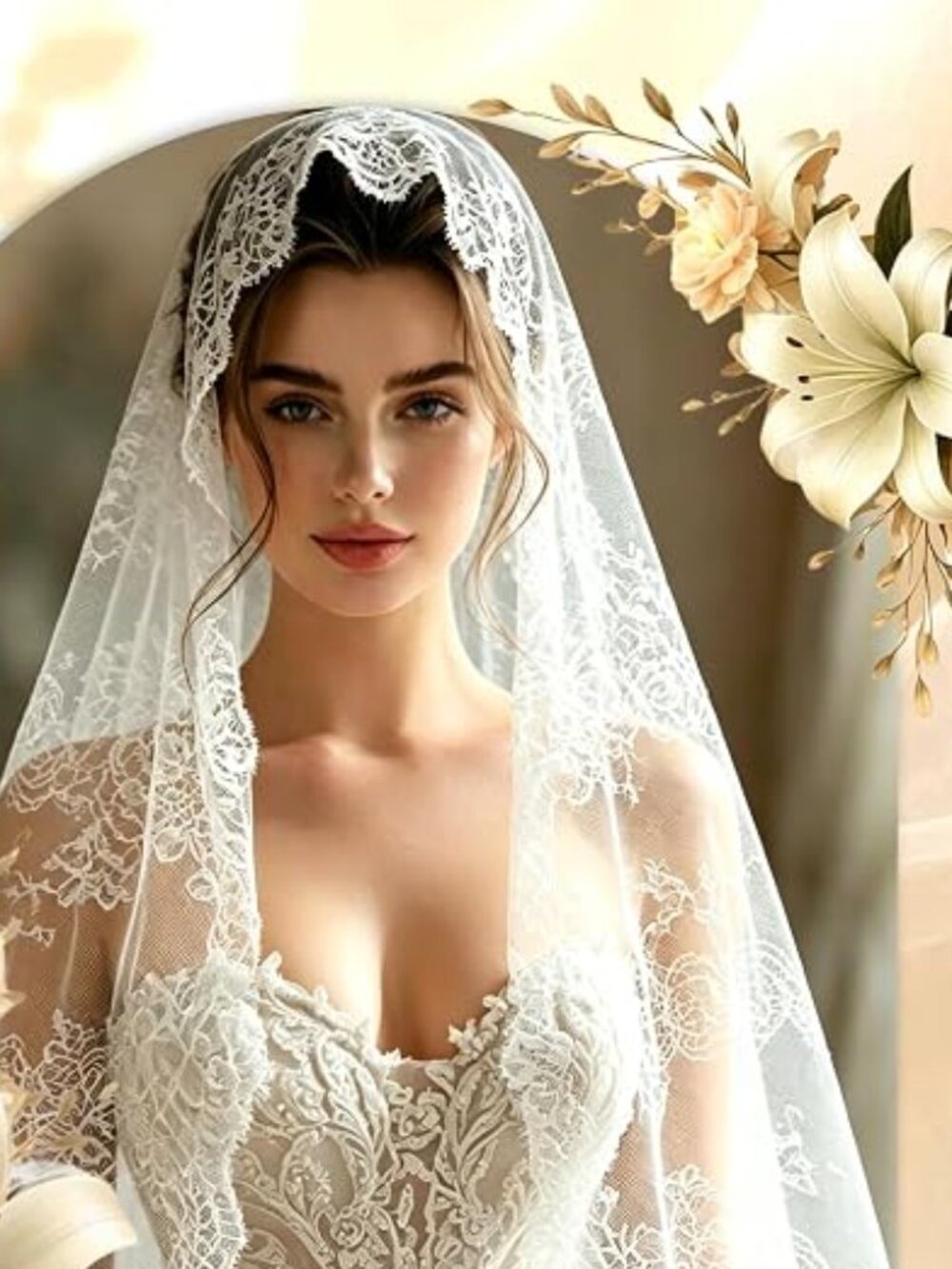 Lace Mantilla Church Veil